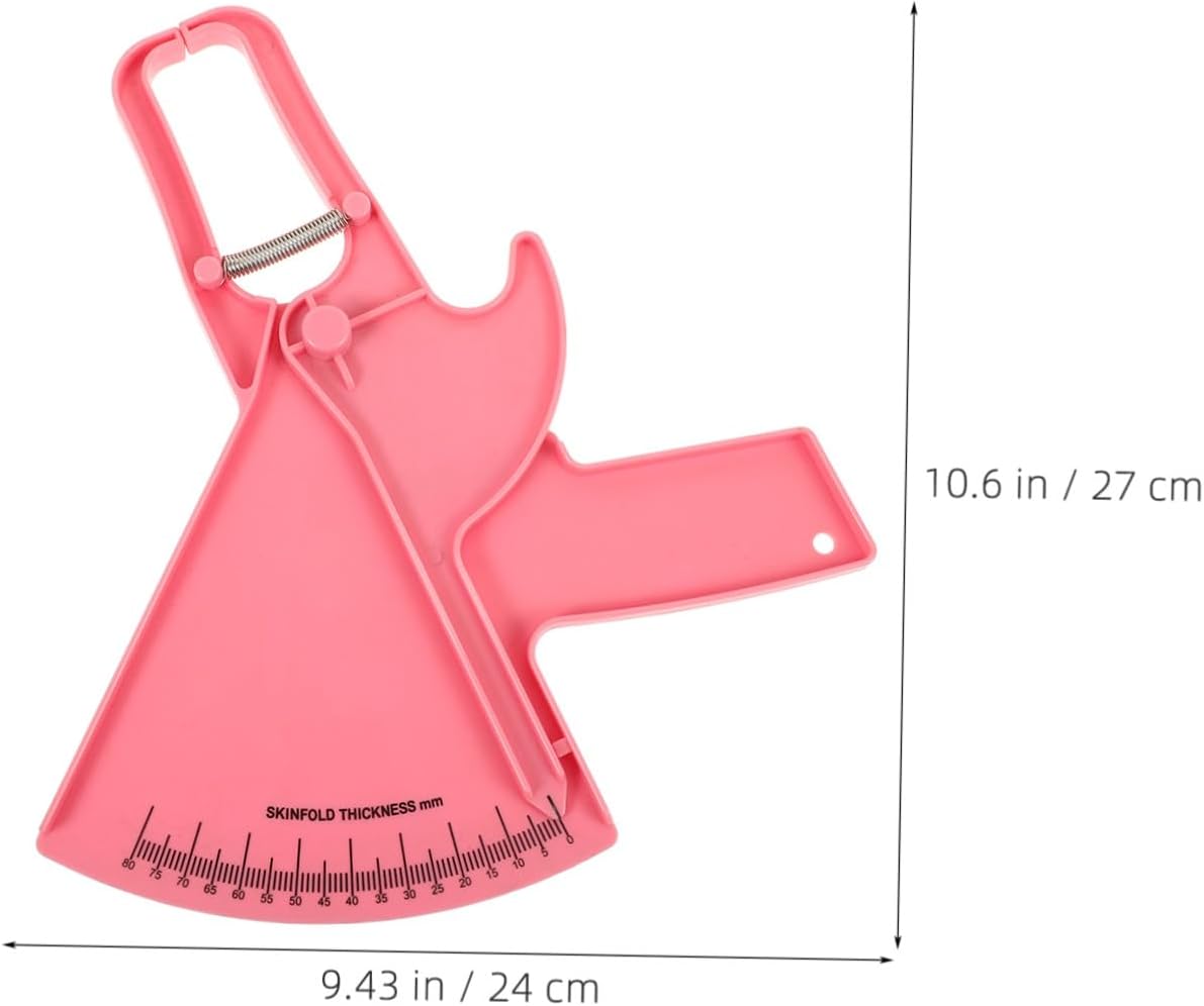 Mikinona Body Fat Caliper Measuring Tool 2pcs Skinfold Caliper for Body Fat Measurement for Fitness Monitoring and Health Tracking