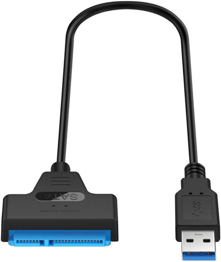 Câble Adaptateur USB 3.0 Vers SATA - Pour Disques Durs 2,5 Pouces HDD/SSD - Vitesse 5 Gbit/s - Plug & Play