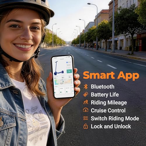 Image of Foldable Electric Scooter for Adults, 350W /500W Motor, Up to 22 MPH, 8.5 inch /10 inch /14 inch Tires, 15‑31 Miles Range, Dual Brakes E Scooter with Seat & Bag