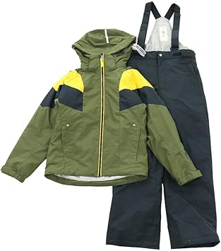 Amazon Co Jp デサント Descente スキーウェア キッズ 上下セット ジュニア Dwjqjh02 Olv 130 140 150 160 オリーブ １３０ Jr 0 ファッション