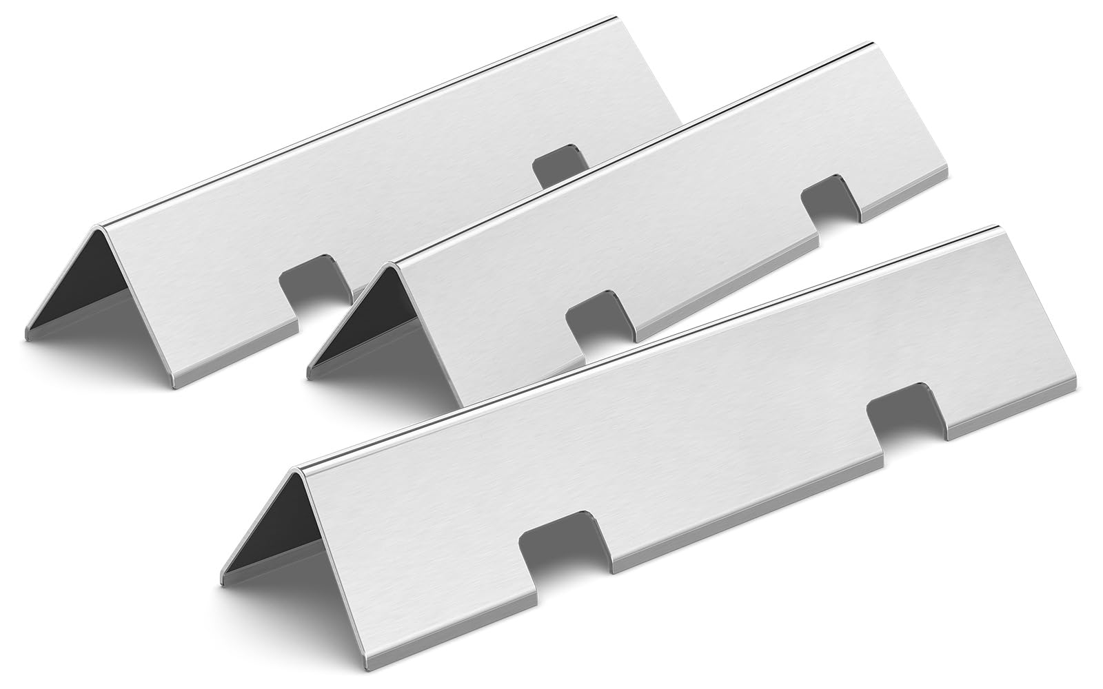 7635 7735 Grill Parts for Weber Spirit E210, E220, S210, S215, Spirit 200 & GS4 Spirit II E210, Spirit II E220 Series with Front Control, Stainless 15.3" Flavorizer Bars for Weber 7635 67045