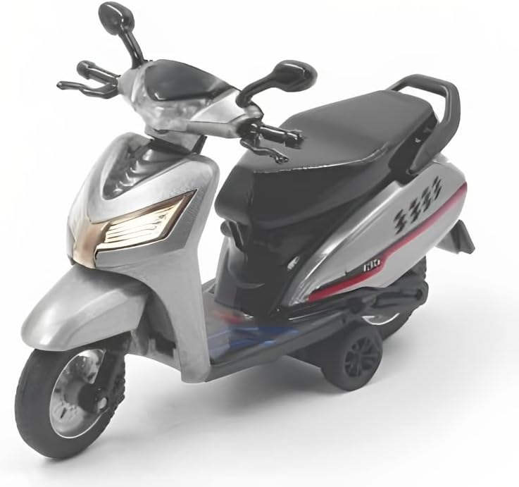 Bestiva Dashing Scooter Pull Back Toy Openable Seat Rear Wheel Suspension [Grey]
