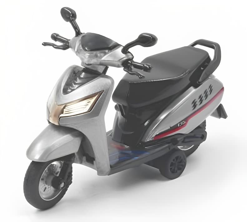 Bestiva Dashing Scooter Pull Back Toy Openable Seat Rear Wheel Suspension [Grey]