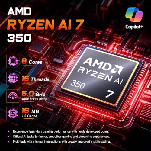 Image of HP Omen MAX 16 5070 & AMD Ryzen AI 7 350 Gaming Laptop, 32GB DDR5 + 2TB SSD
