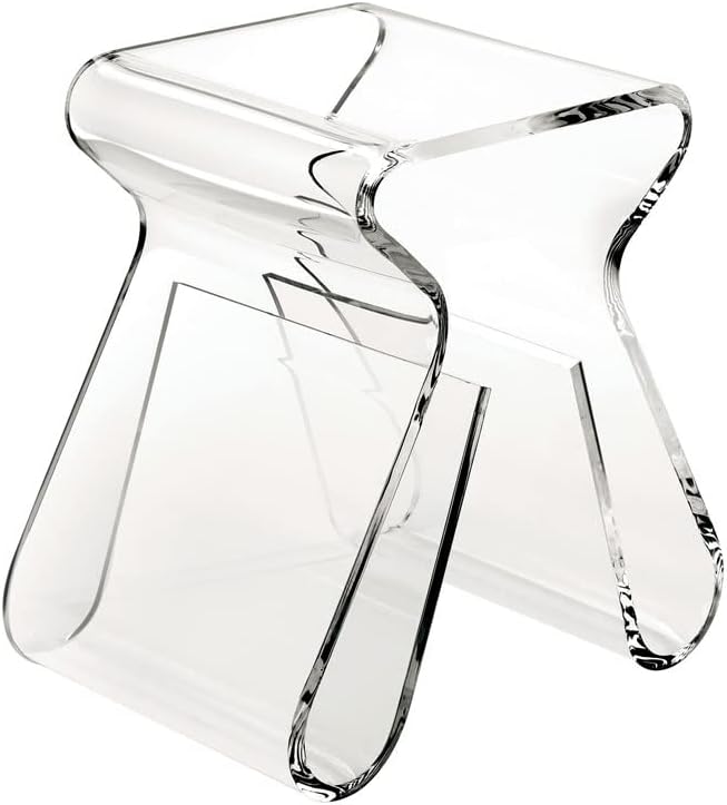 Umbra Magino, Acrylic Side Table, End Table, Stool with Storage, Modern