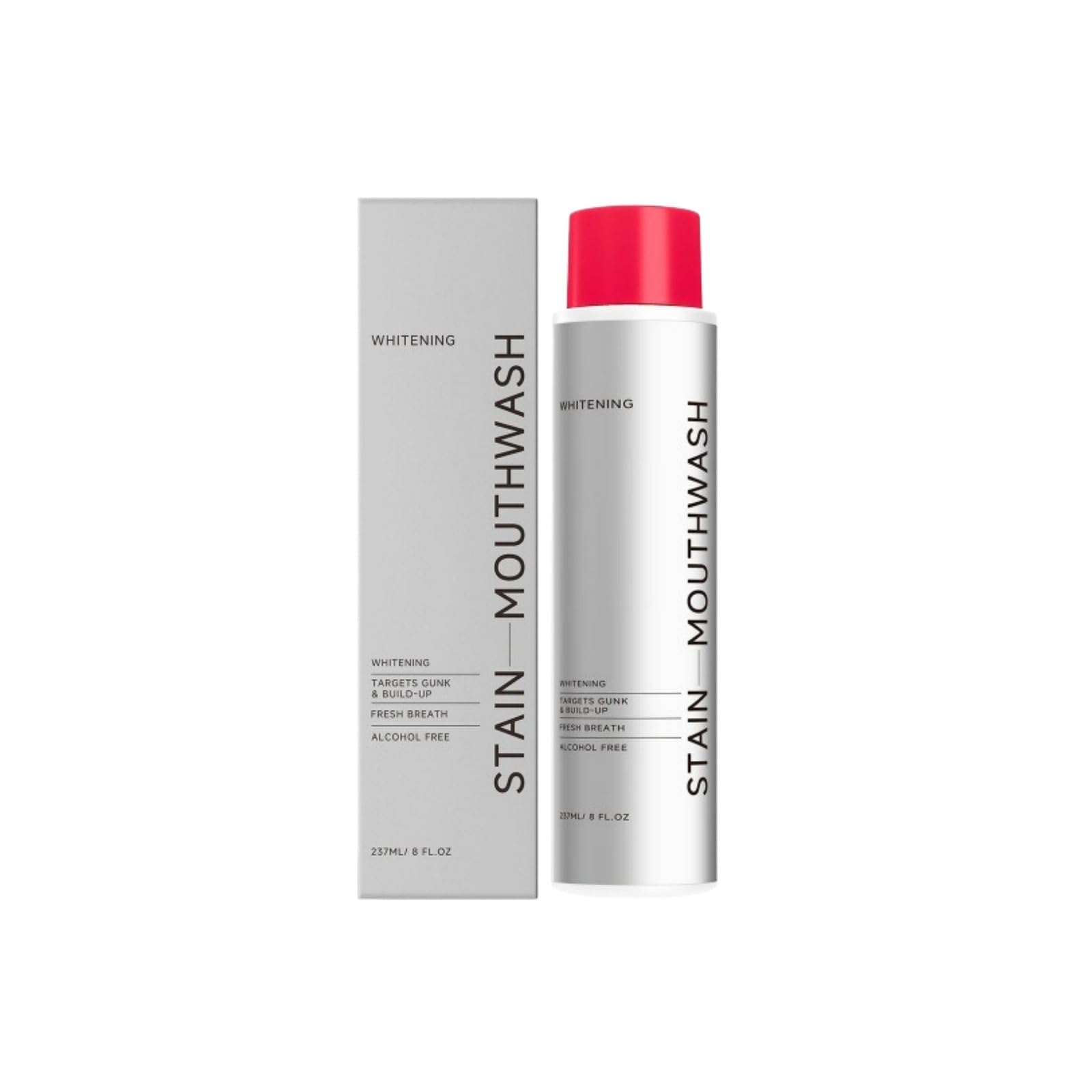 Płyn do mycia ust Stain Whitening Mouthwash do usuwania płytki nazębnej pomaga zmniejszyć plamy na powierzchni zębów, zapewniając świeży oddech, świeży i długotrwały zapach, płyn do płukania jamy