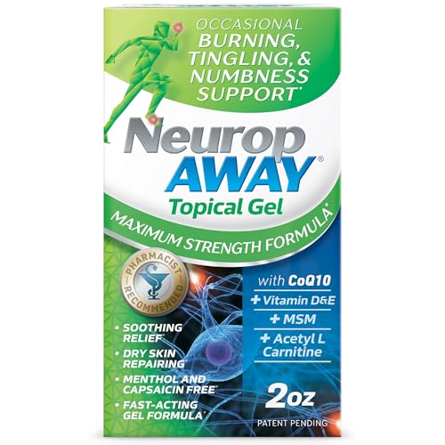 NeuropAWAY® Maximum Strength Gel, for Nerve discomfort, Burning, Tingling, and Numbness 2oz - Thumbnail 6