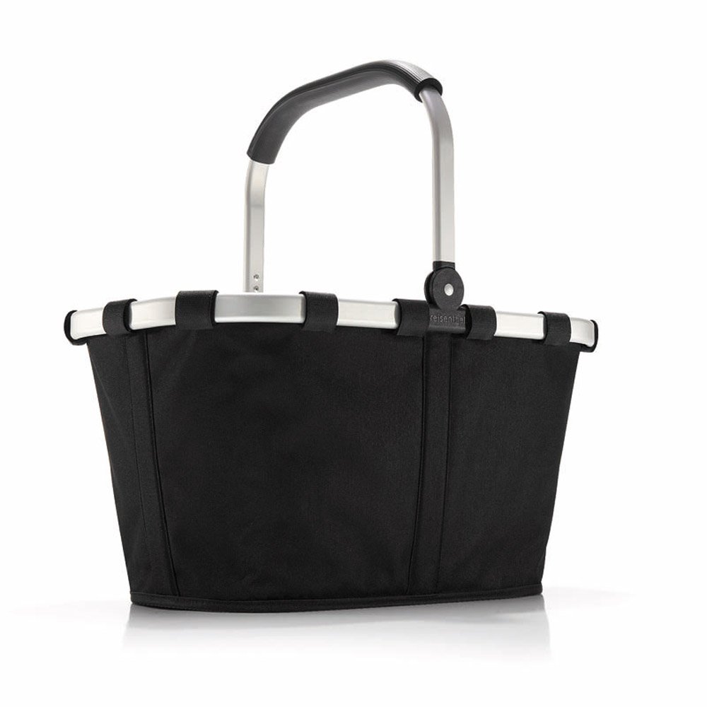 Set aus reisenthel carrybag BK + reisenthel coolerbag UH, Einkaufskorb mit passender Kühltasche, Black + Twist Silver