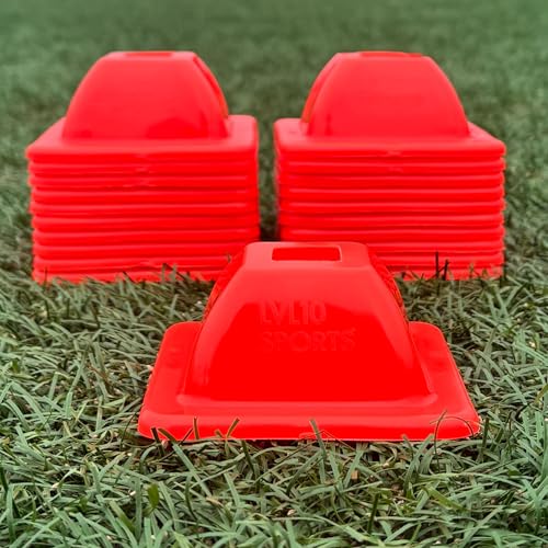 LVL10 Pro Training Cones - 2" Mini Soccer Cones for