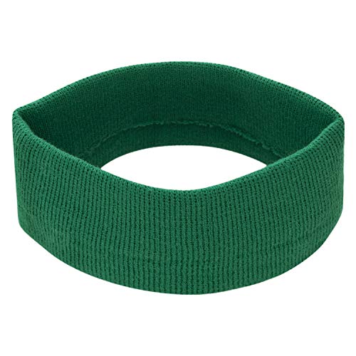 Kelly Green USA Made Stretch Headband - Single Piece