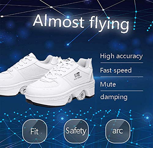 LDTXH Pattini a rotelle Discoteca Skate, Roller