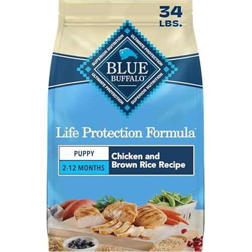 Blue Buffalo Life Protection Formula Chicken Puppy Dry Dog Food, 34 lb