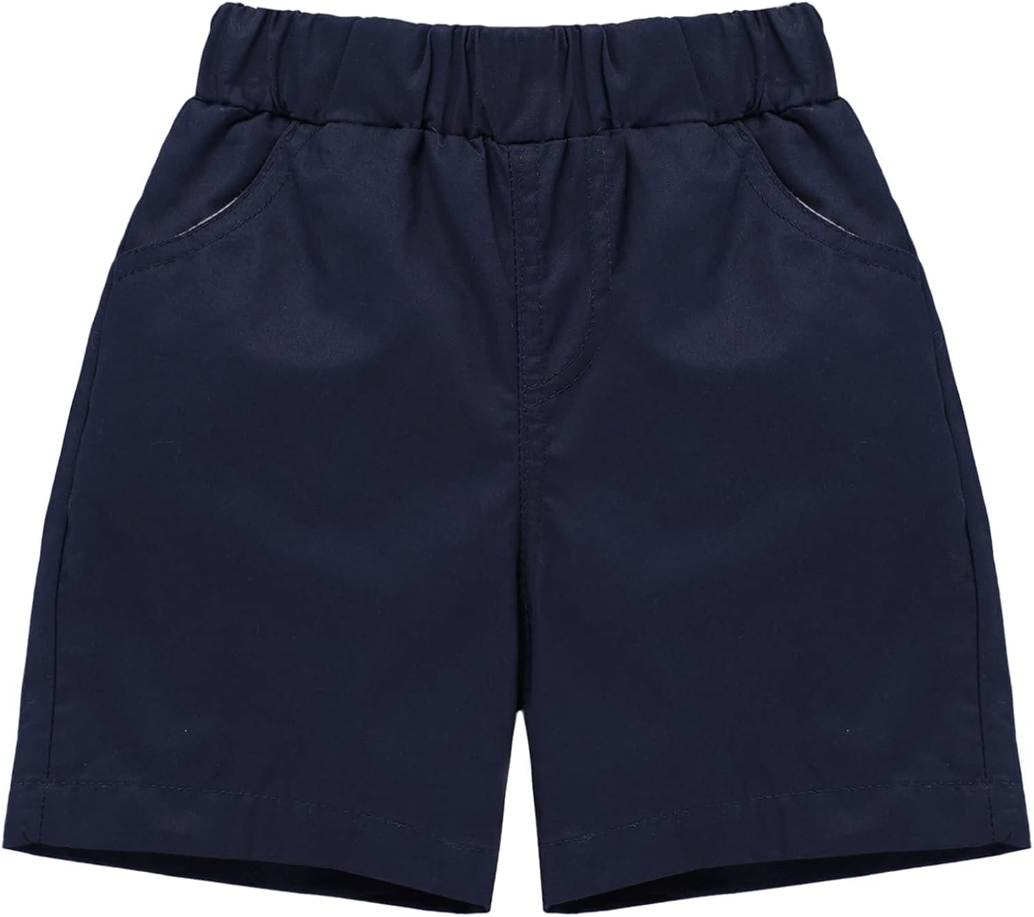 Baby Toddler Boys Chino Shorts Summer Elastic Waistband Pull on Short Pants