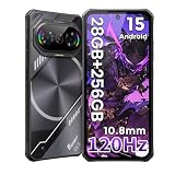 FOSSiBOT F114 28GB+256G Outdoor Handy, 120Hz+6.67' Gorilla Glass, Android...