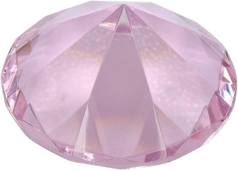 TRIPACT Original Color 100mm (4 inch) Diamond Shaped Jewel Crystal Paperweight A Grade 03