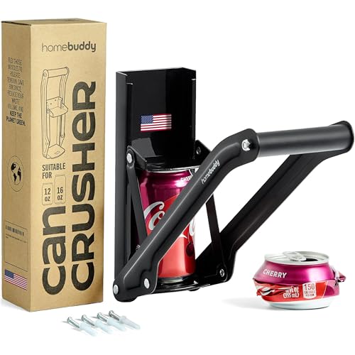HomeBuddy Can Crusher for Recycling - 12 Oz. and 16