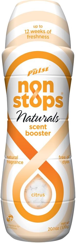 PULSE Non Stops Naturals Scent Boosters - Citrus Scent - Scent Boosting Beads - Long Lasting Fragrance (20.1 oz)