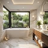 Vasca da bagno in acrilico bianco 160 cm con sifone - Delia