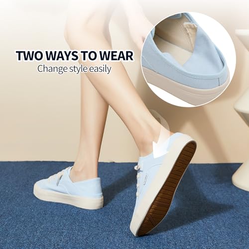 Image of hash bubbie Women's Slip on Canvas Shoes Non Slip Fashion Sneakers Loafers