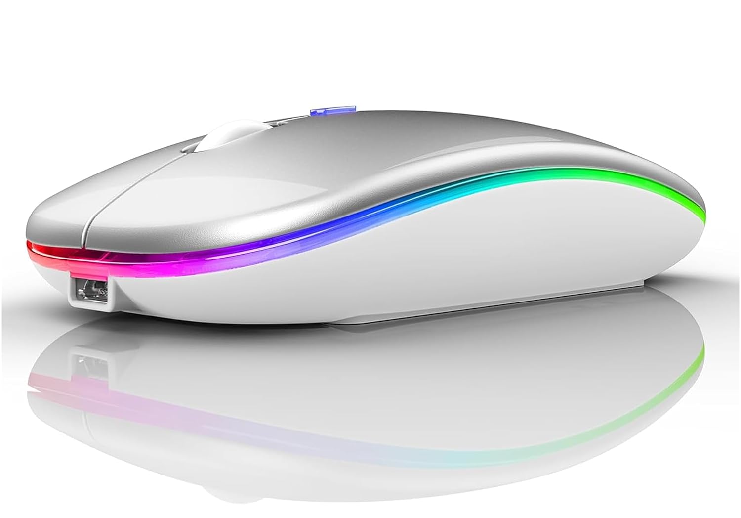 P37 Wireless Mouse Rechargeable Bluetooth 2 4GHz Silent Ergonomic Mouse with USB Receiver for Compute Laptop PC MacBook