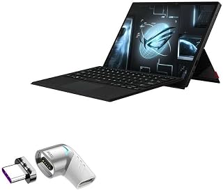 BoxWaveアダプター ASUS ROG Flow Z13 (2022) 対応 - MagnetoSnap PDアングルアダプター 磁気充電コネクター デバイスセーバー - メタリックシルバー