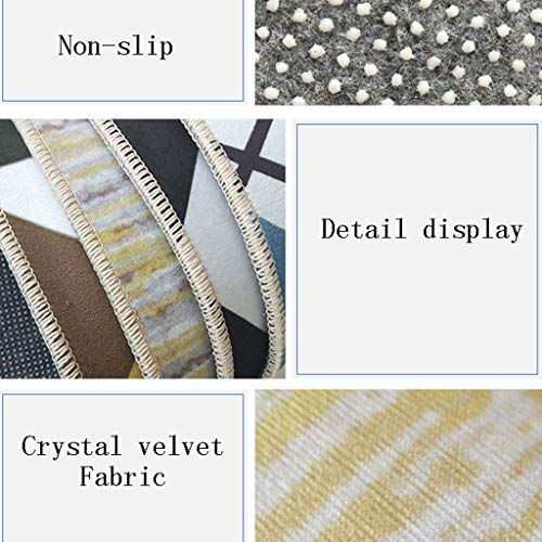 Moquette géométrique décorative simple pour chambre de villa - 4