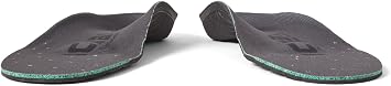 Icebug Comfort Insoles with Dynamic Arch Support, Charcoal High Arch, M 4/W 5.5-6