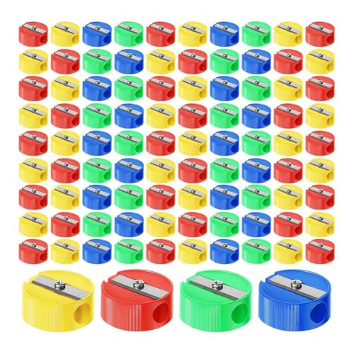 Mini taille-crayons en plastique pour éviter les pannes de fournitures scolaires