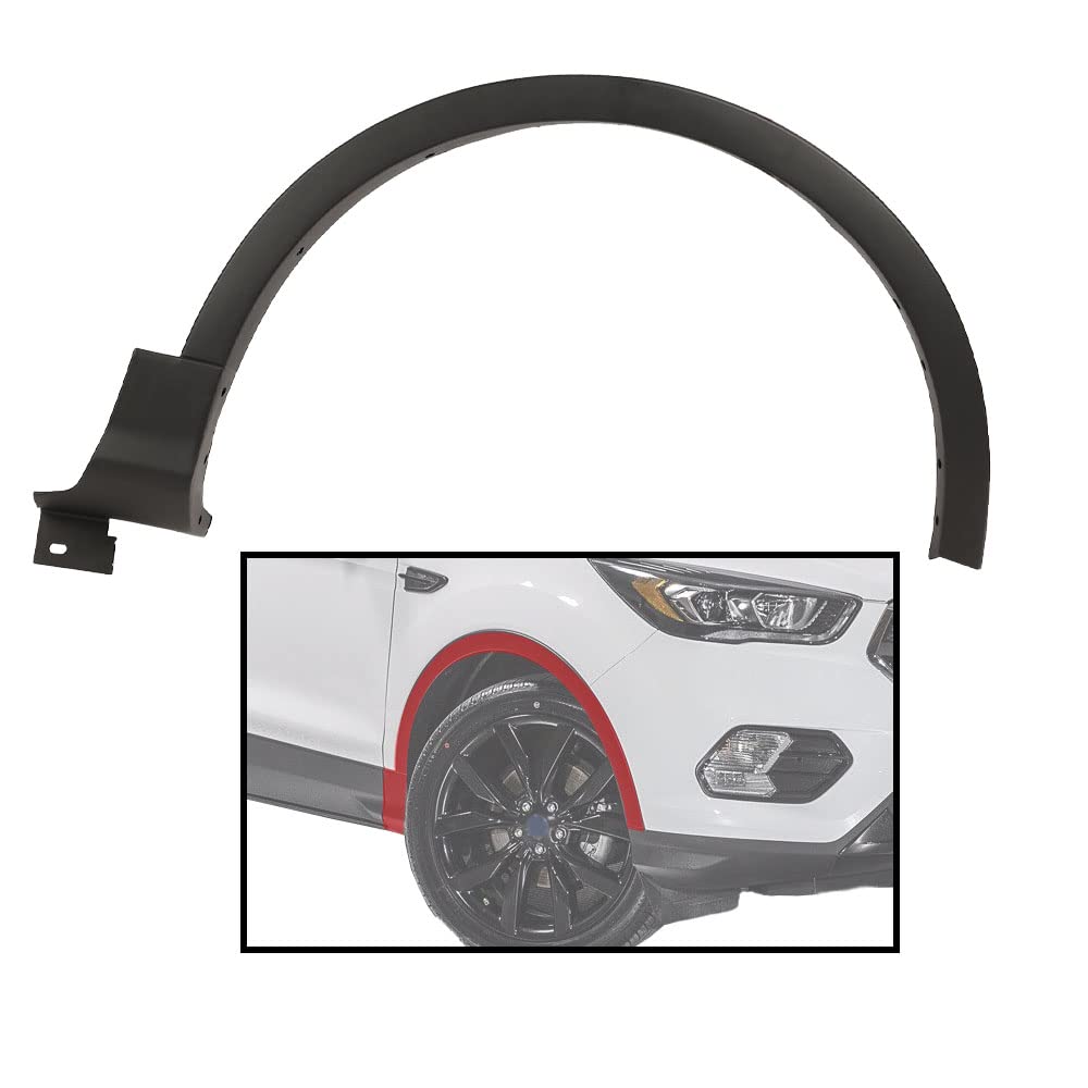 CNNELL Front Right Fender Flare Fit Ford Escape 2013-2017