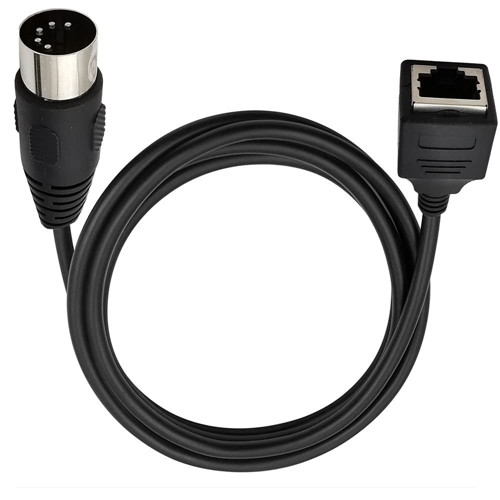 Seadream MIDI DIN 5Pin Male to RJ45 Female Adapter Cable (5FT)