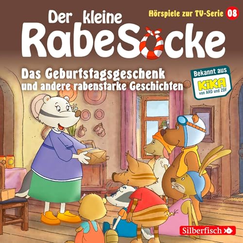 Das Geburtstagsgeschenk und andere rabenstarke Geschichten. Das H&ouml;rspiel zur TV-Serie Audiolivro Por div. capa