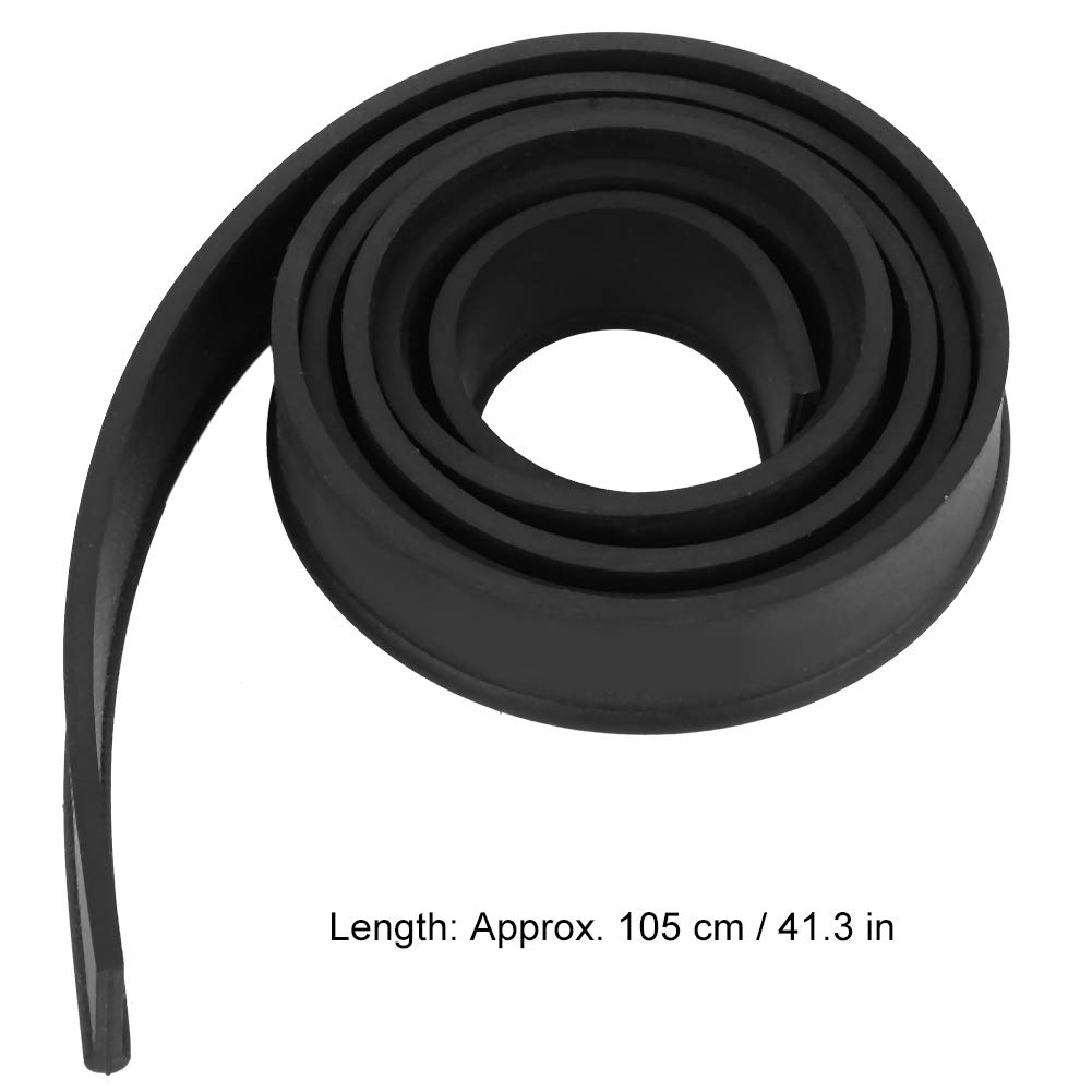 Rubber Strips Rubber Squeegee Replacement Parts Rubber Broom Replacement Stainless Steel Window Wiper Cleaning Accessories Wiper Accessories Window Wiper Rubber Strips