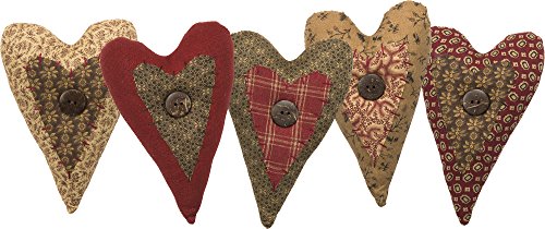 Primitives by Kathy Fabric Heart Set Size 6 Tall