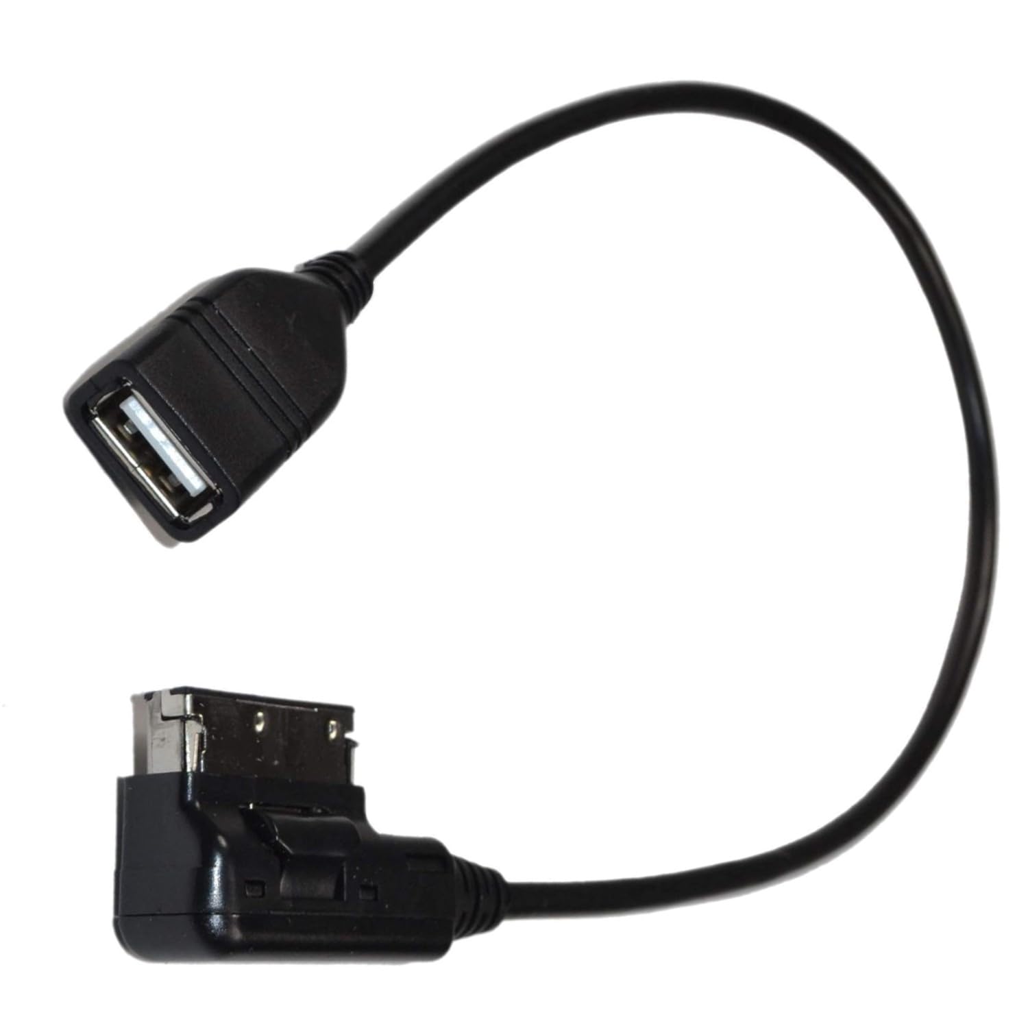 HQRP MDI MMI/USB Cable Adapter Compatible with Volkswagen Multivan (T5 GP) 2010+, Passat 2008+, Phaeton (GP2) 2009+, Polo 6R/6C 2010+, Scirocco 2008+, Audio MP3 Music Interface Adapter