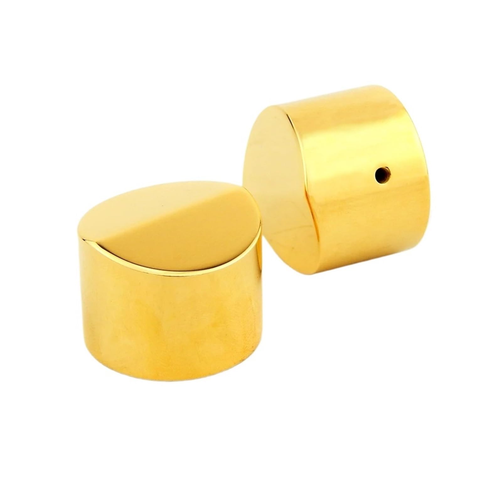 Pozłacane pokrętło głośności ze stali nierdzewnej 1 szt. Średnica 30 mm Pokrętło potencjometru wzmacniacza Super piękna galwanizacja Złota(45mm)