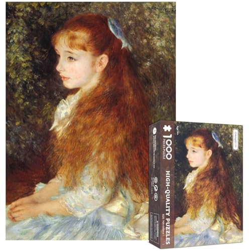 CHengQiSM 1000s[X WO\[pY RenoirEMlle Irene Cahen d'Anvers  pY G |[g[g yCeBO  CeA v[gi70×50cmj