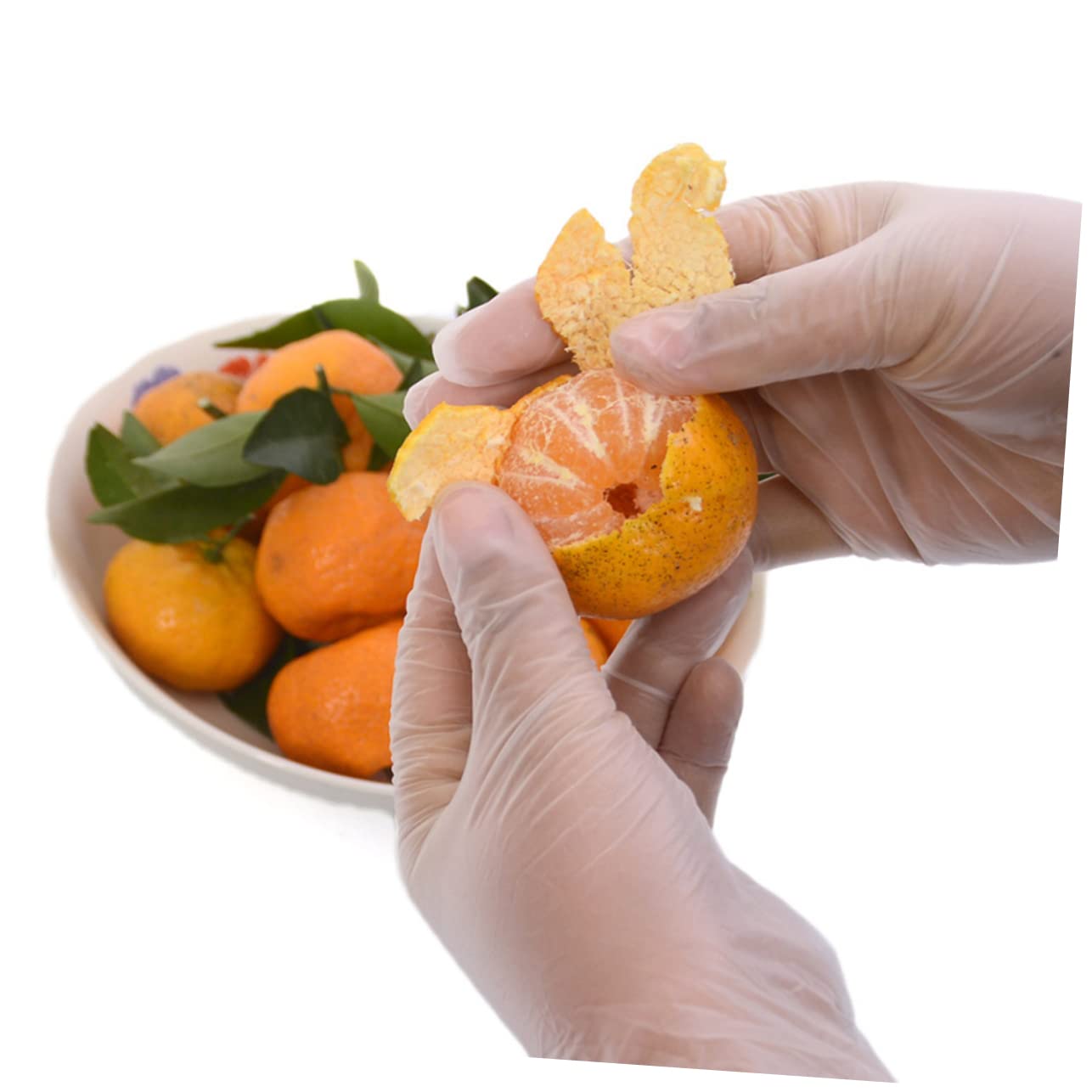 HOMOCONO 100pcs Disposable Dishwashing Cleaning Medium Size Oil Proof Waterproof for Boys and Girls Boys Girls Multipurpose