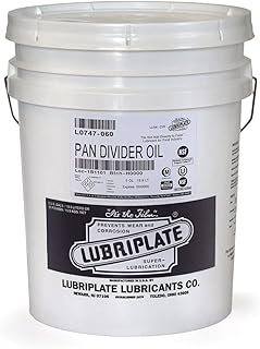 Lubriplate L0747-060 Pan Divider Oil Food Grade, USP White Mineral Oil, 5 Gallon Pail