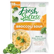 Concord Broccoli Cheese Soup Mix, 1.75-Ounce Pouches Pack of 18