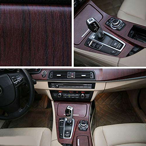 Buy TOTAL HOME 12"x40" Car Interior DIY Wood Grain Texture Car Dashboard Trim Vinyl Wrap Decal