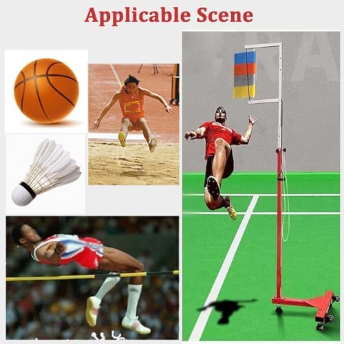 Vertical Jump Tester - Portable Jump Measurement Device with Telescopic Rod (5.6-11.8ft) for Accurate Vertical Test Training and Performance Improvement