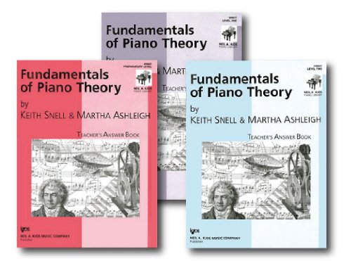 Kjos Piano Library - Fundamentals of Piano Theory - Three Book Set - Includes Preparatory Level, Level 1, and Level 2