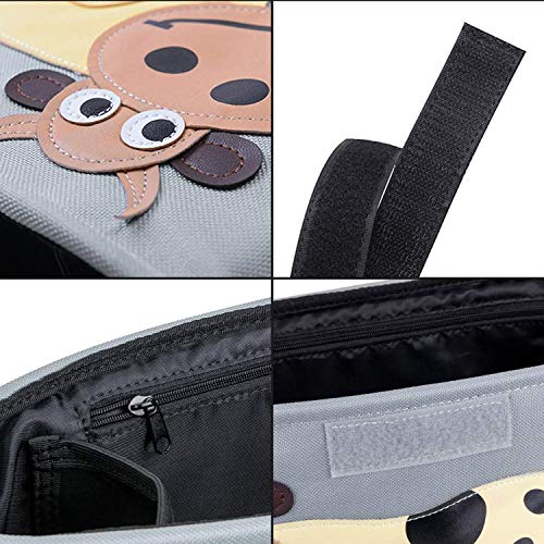 Wohlstand Kinderwagen Organizer,Kinderwagentasche Kinderwagen Zubehör Kinderwagen Tasche Aufbewahrungstasche Baby Stroller Bag Grau