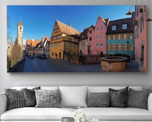 Broderie diamant kit complet adulte Paris diamond painting XXL 70x210cm M25