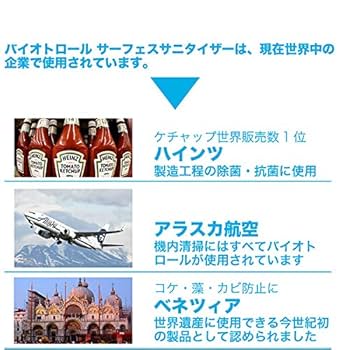 Amazon.co.jp: 除菌剤 消臭剤 バイオトロール サーフェス