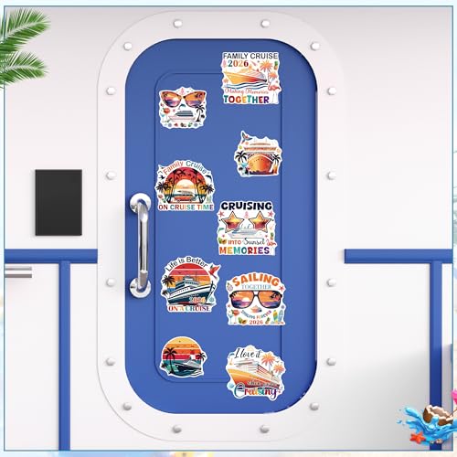 Imanes decorativos de puerta para crucero, 9 unidades miniatura 6