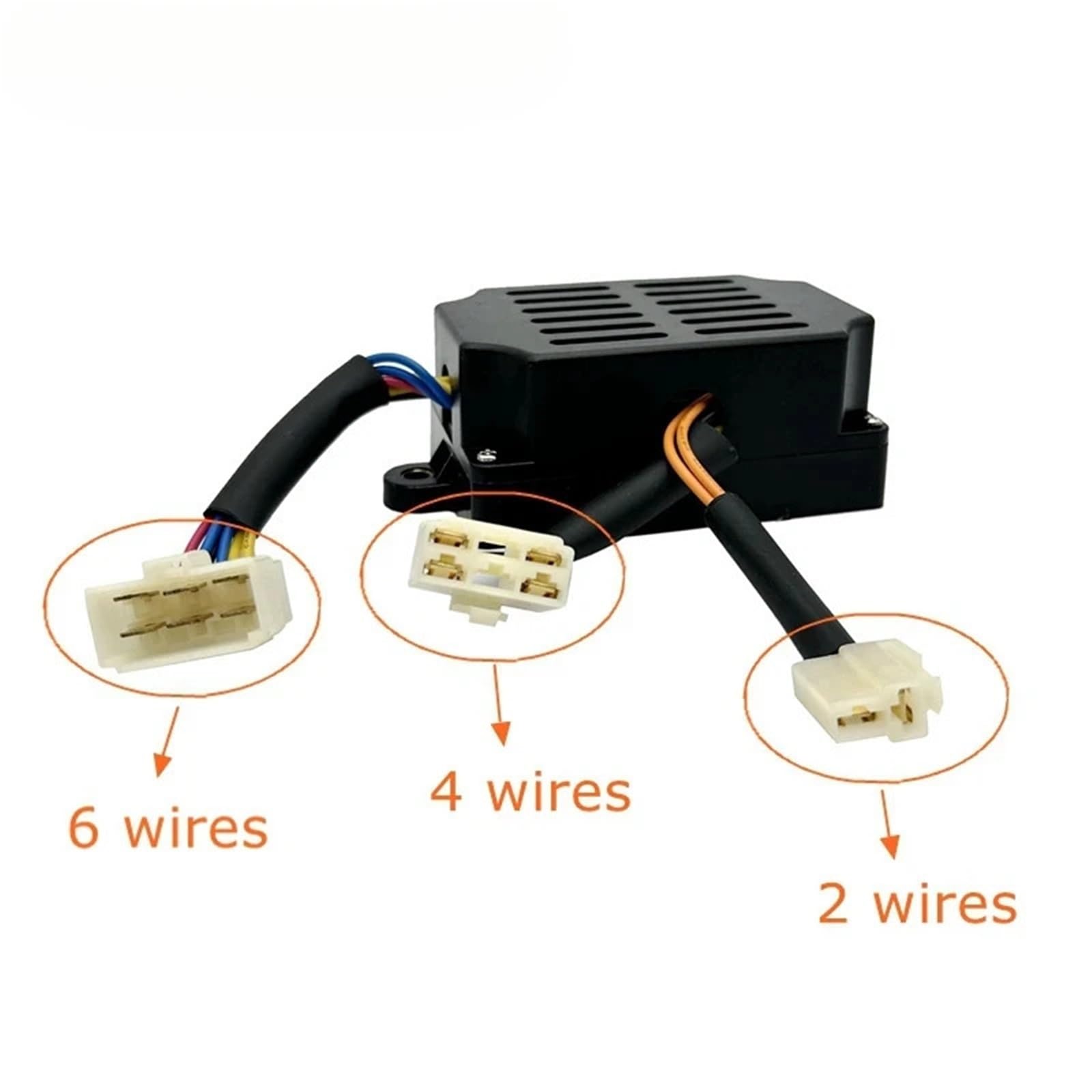 1 x 5 kW AVR automatyczny regulator napięcia do lutowania, 3 złącza, 12 przewodów, części do generatora lutownicy.