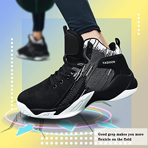 CJSPORX Mens Basketball Shoes Breathable Non Slip Running Fashion Sneakers 5
