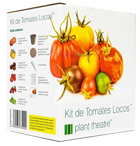 Plant Theatre Kit de Tomates Locos - 6 variedades extrañas y maravillosas para crecer -...
