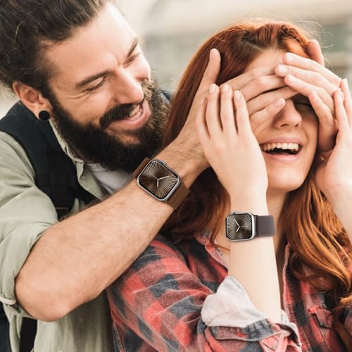 Image of 4 Pack Stretchy Solo Loop Compatible with Apple Watch Bands 38mm 40mm 41mm 42mm 44mm 45mm 46mm 49mm Women Men, Sport Nylon Elastic Straps Wristbands for iWatch Series 11 10 9 8 7 6 5 4 11 Ultra /SE 3 2